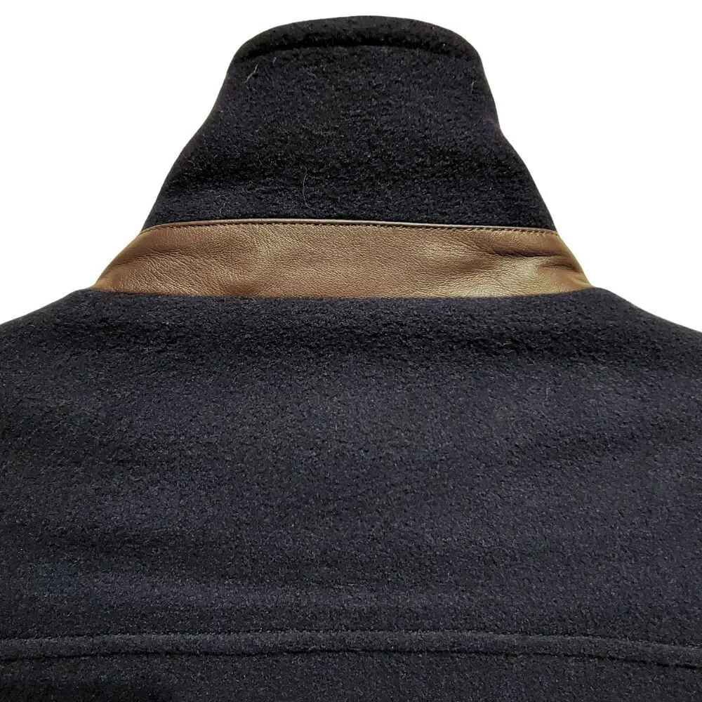 *RARE* POLO RALPH LAUREN Silk, Wool, Leather & Corduroy Bomber Jacket Mens M